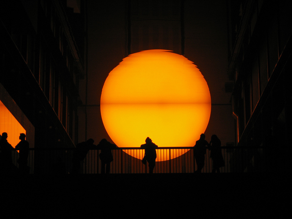 Olafur Eliasson, The weather project, Tate Modern, London, 2003