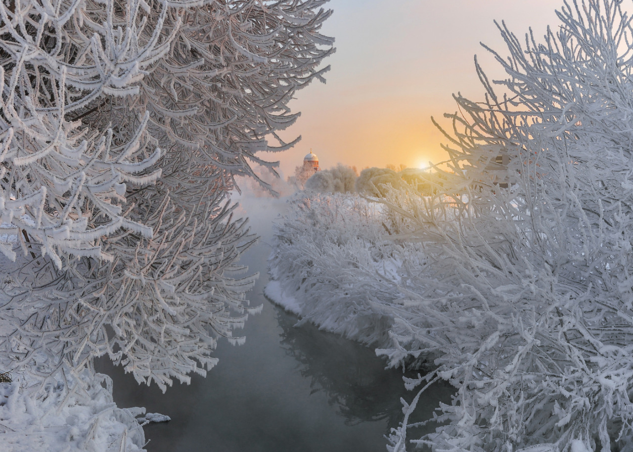 January Morning - St. Petersburg by  Ed Gordeev