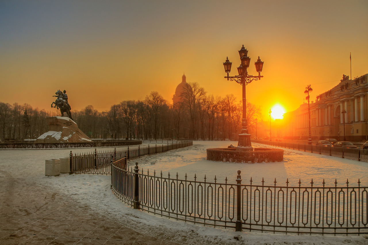 January Morning - St. Petersburg by  Ed Gordeev